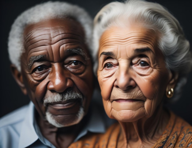 Фото пожилой пары родителей, сидящих вместе во всемирный день родителей