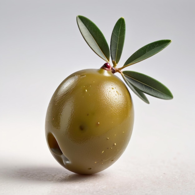 Photo photo of olive isolated on background