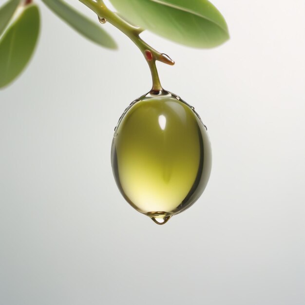 Photo of olive isolated on background