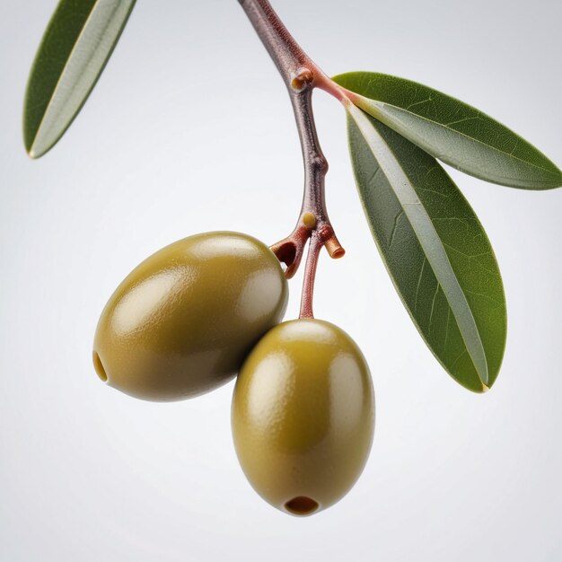 Photo photo of olive isolated on background