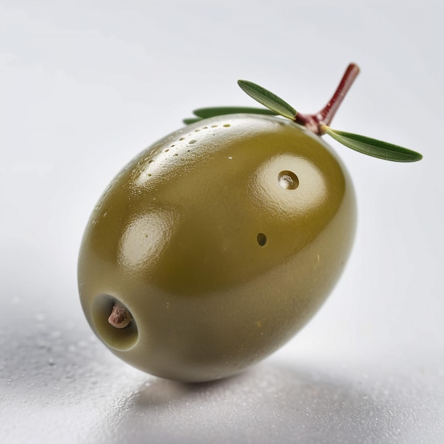 Photo photo of olive isolated on background