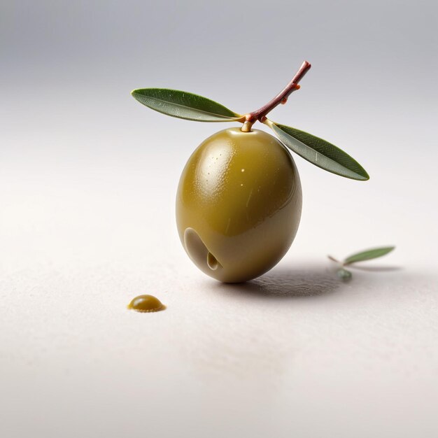 Photo photo of olive isolated on background