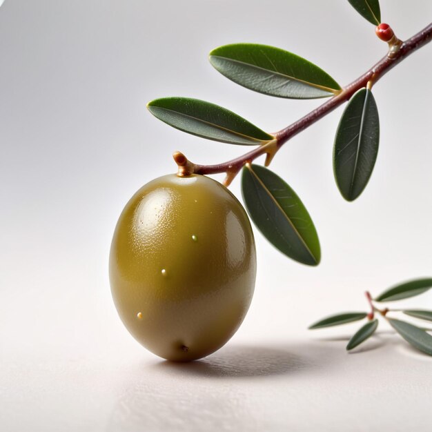 Photo photo of olive isolated on background