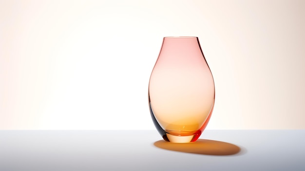 Foto foto di uno stelo in vaso trasparente minimalista come pianta d'appartamento per la decorazione domestica