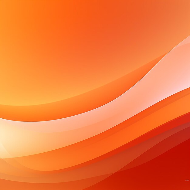 Photo of orange color abstract wave shapes background