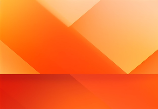 Photo of orange color vector background design with orange abstract lines and shapes