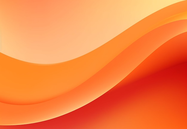 Photo of orange color vector background design with orange abstract lines and shapes