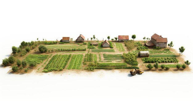 A photo of Organic Farm Plots and Cultivation