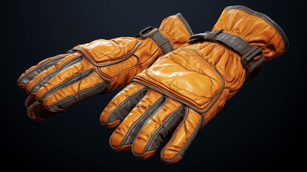 A photo of a pair of insulated and waterproof gloves