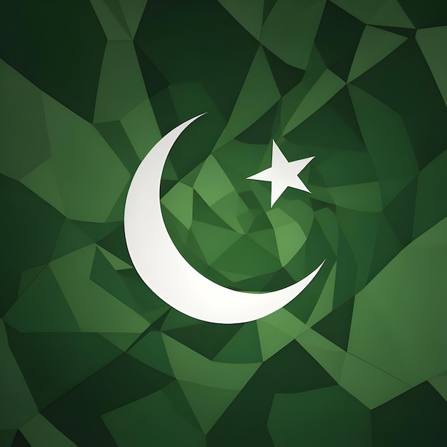 Photo Pakistan geometric background