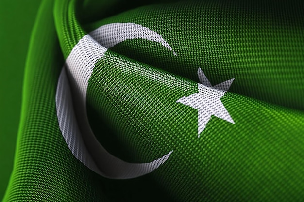 Photo of a Pakistani flag