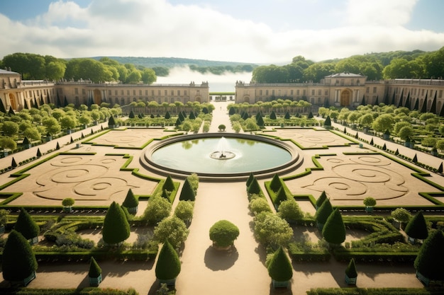 Foto foto del palazzo di versaille a parigi francia