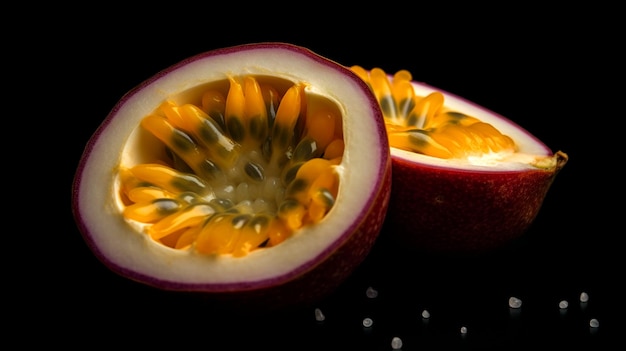 a photo of passionfruit