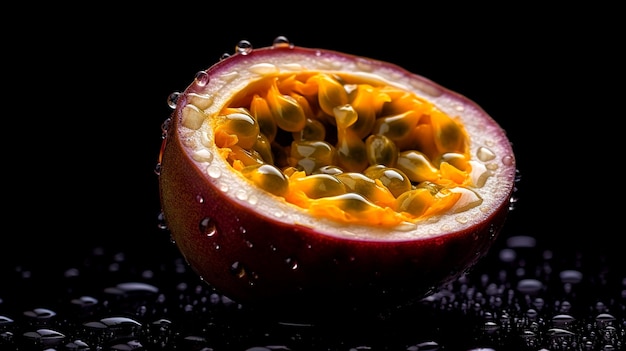 a photo of passionfruit