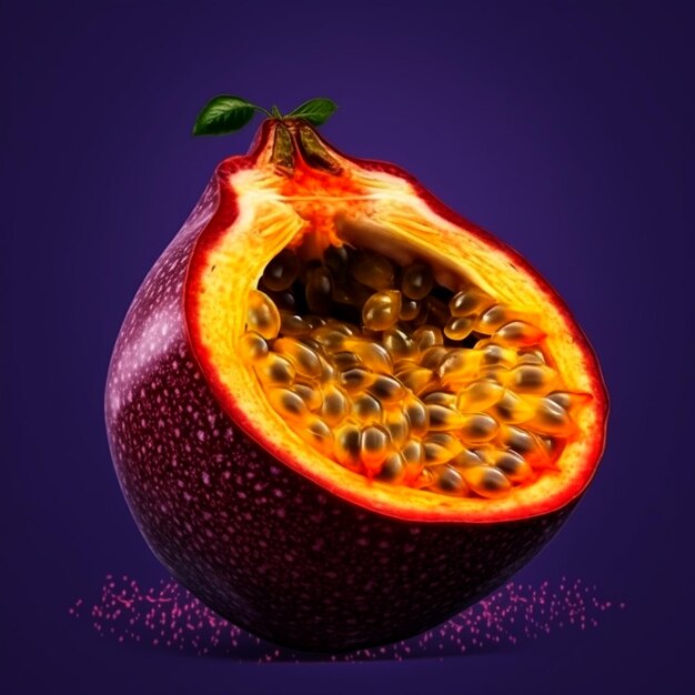 A photo of passionfruit