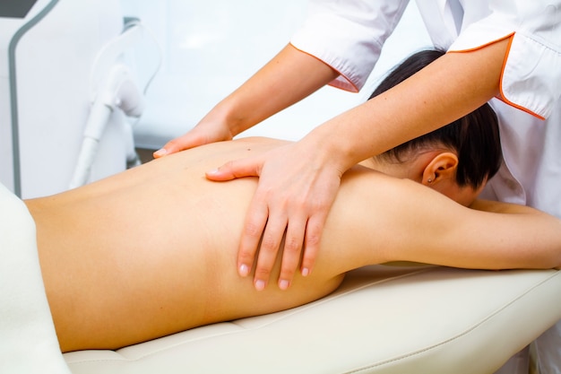 Photo of a patient in a cosmetology clinic