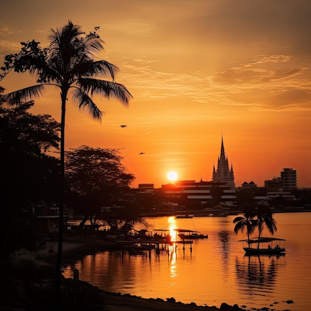 Photo of Pattaya silhouette