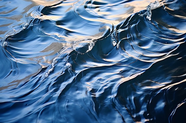 Photo of patterns in water