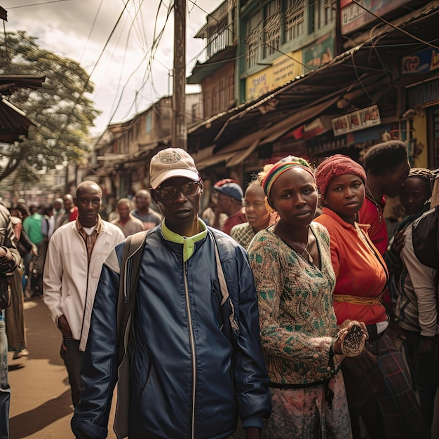 Photo of people in Nairobi