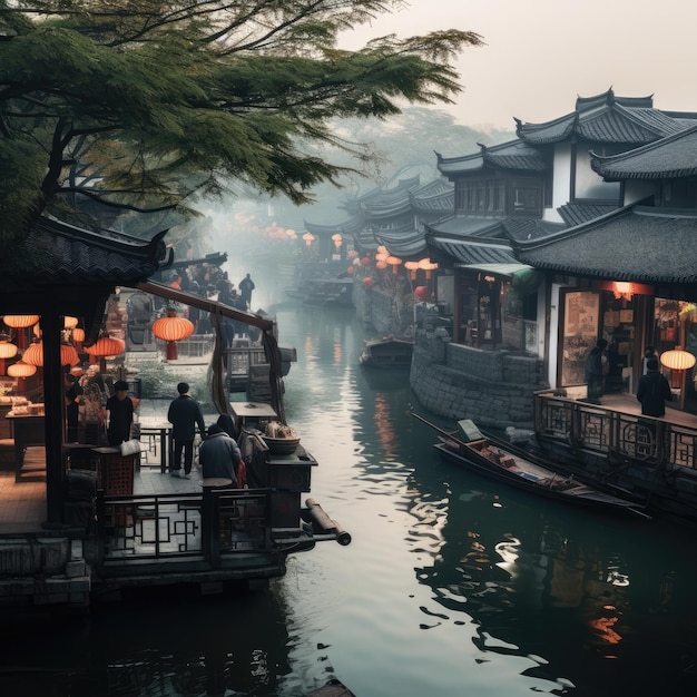 Photo of people in Suzhou