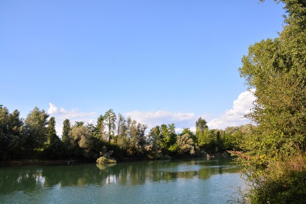 Photo Picture of Beautiful  Wild Brenta River in North Italy