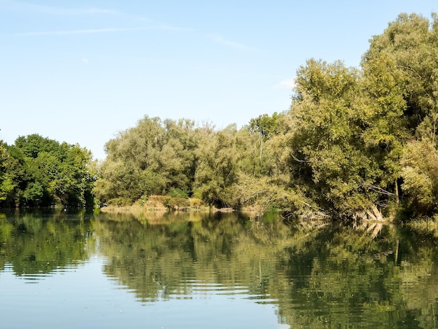 Photo Picture of Beautiful  Wild Brenta River in North Italy