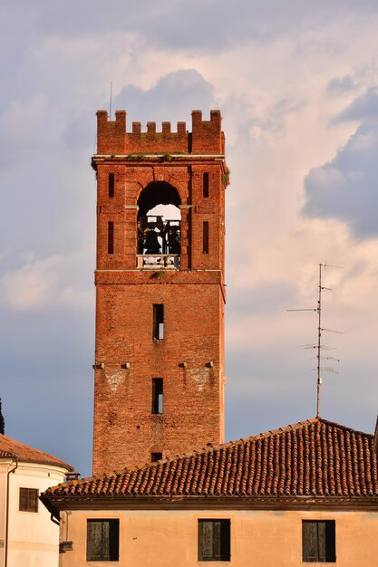 Photo Picture View of Castelfranco Veneto Medieval City in Italy