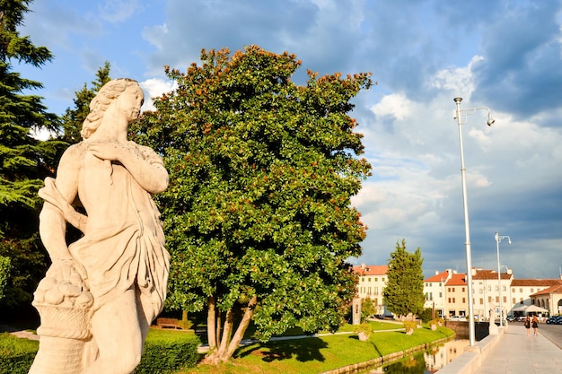 Photo Picture View of Castelfranco Veneto Medieval City in Italy