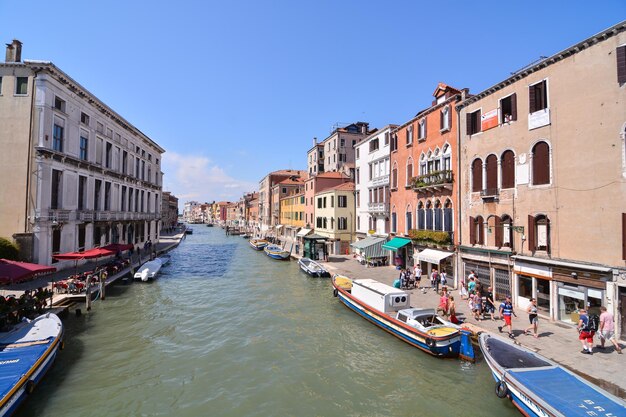 Photo Picture View of the Famous Venice Italian City