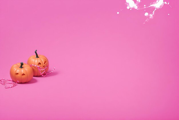 Фото розовый цвет Хэллоуин фон