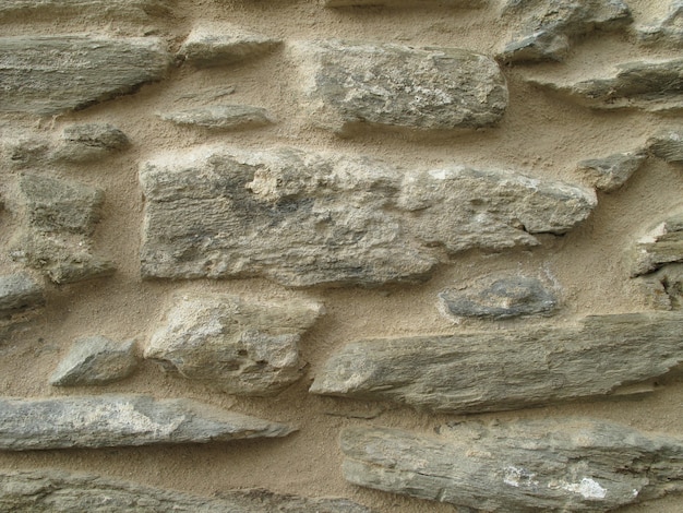 Photo of a plain stone wall for background