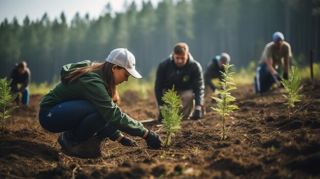 Photo photo of planting people