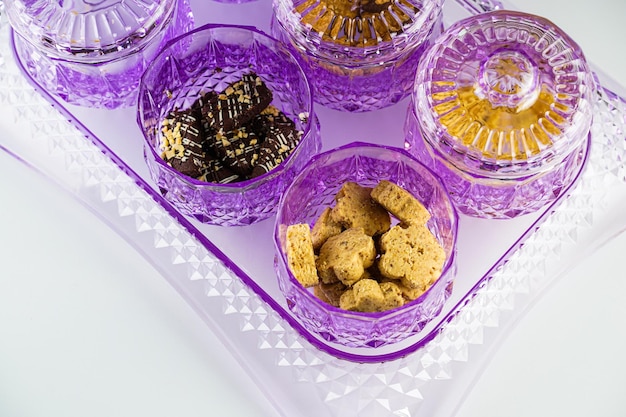 Photo for plastic container for cookies. Taken from above