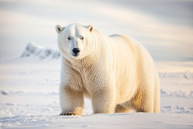 사진 북극의 북극곰