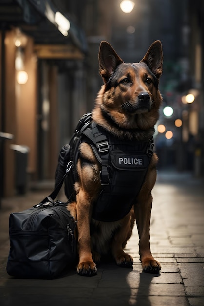 photo of police dog K9