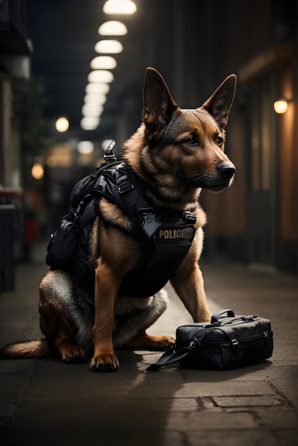 photo of police dog K9