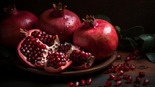 Photo of the pomegranate