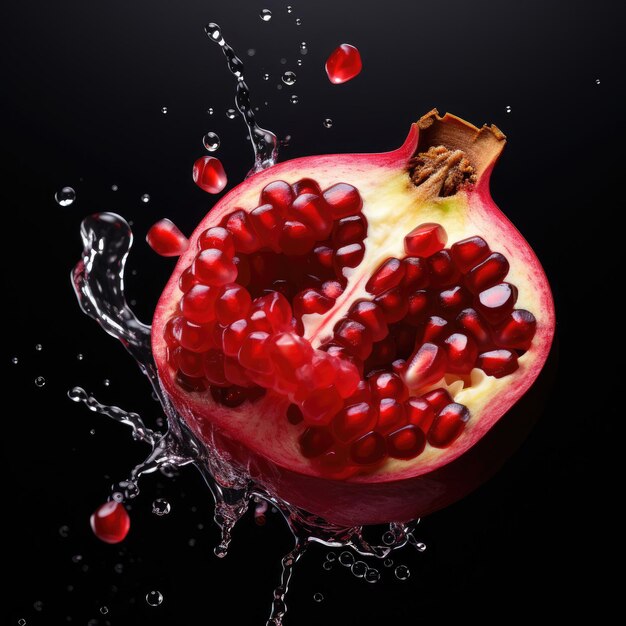 a photo of pomegranate