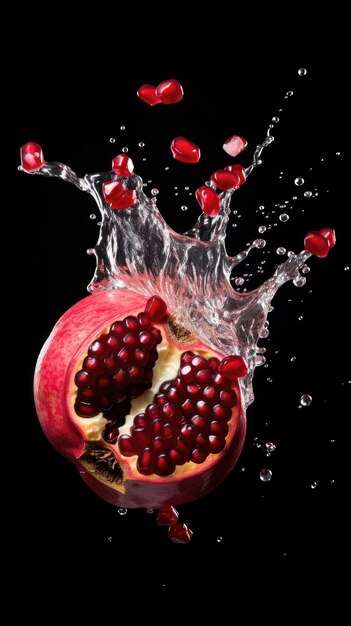 a photo of pomegranate