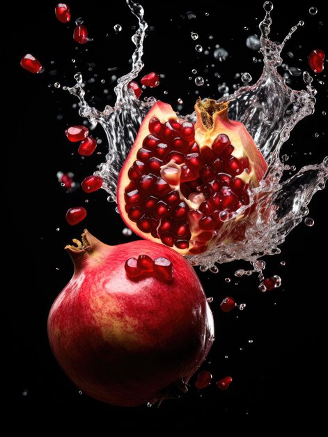 a photo of pomegranate