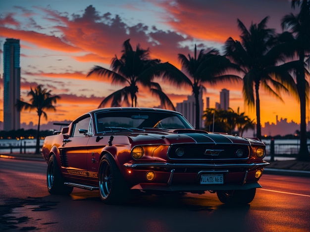 photo of a porsche 911 in miami