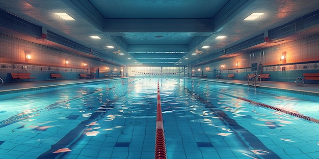 Photo photo portrait of aquatics facility manager