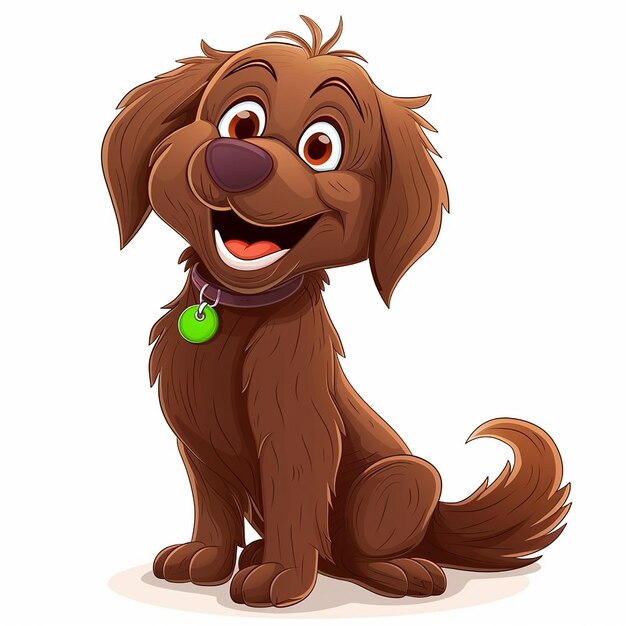 Photo portrait of cute dog puppy pet vector design