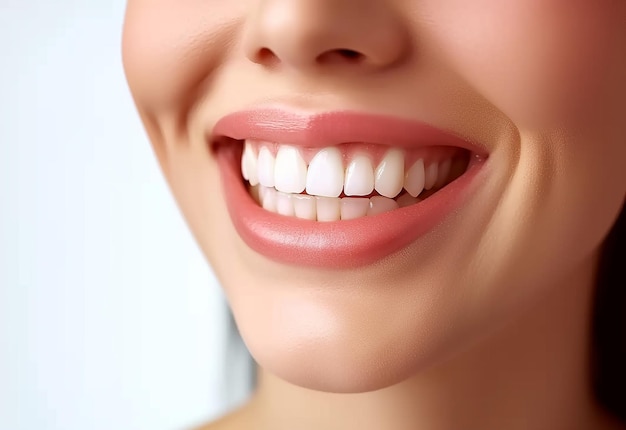 Photo portrait of dentist with a white beautiful smile and white teeths