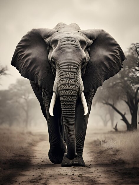 Photo Of Portrait Elephant