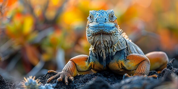 Photo photo portrait of galapagos islands ecuador