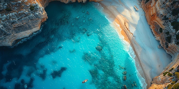 Photo photo portrait of navagio beach zakynthos greece