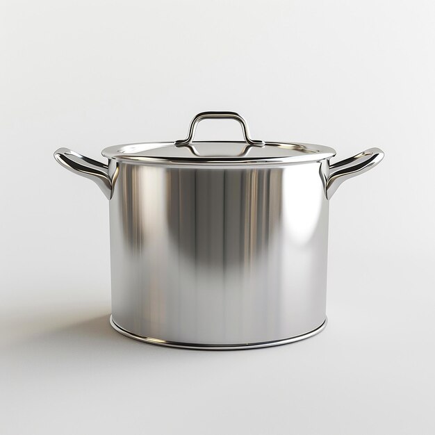 Photo portrait of Stockpot Isolated on White Background