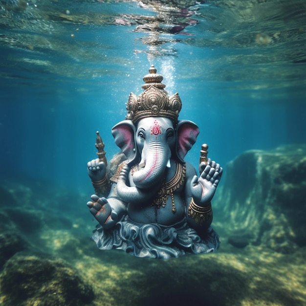 Photo portraying lord ganesha