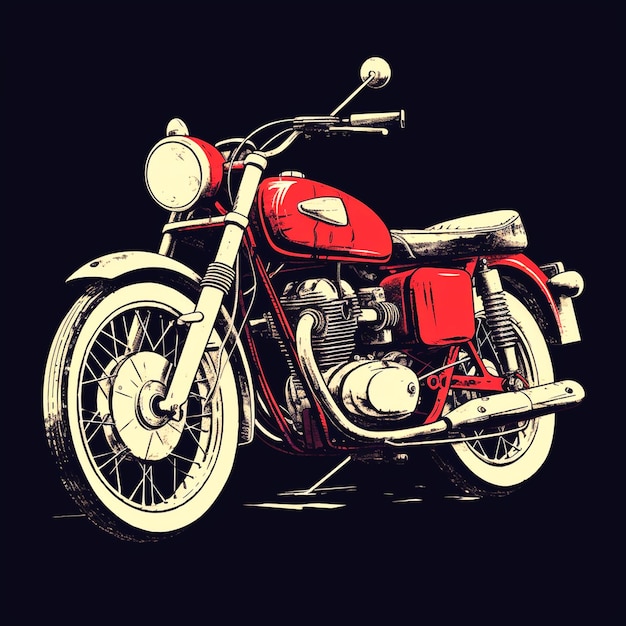 Photo photo portraying a motorcycle